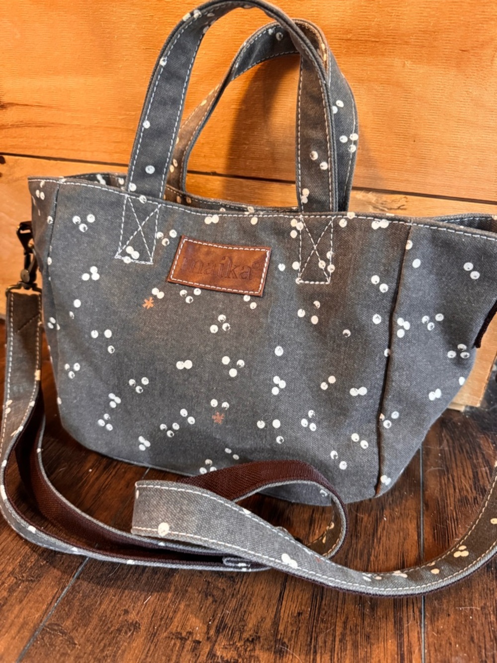 Maika Canvas Tote Bag with Shoulder Strap